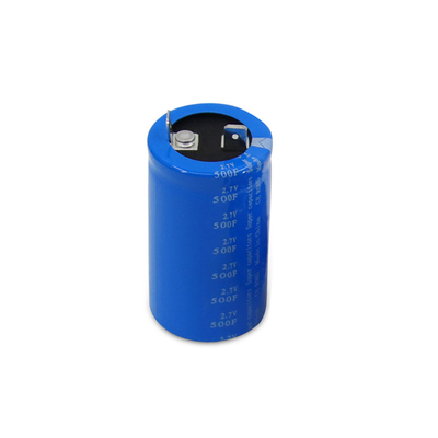 2.7V 500F लग सुपर स्टार्ट सुपरकैपेसिटर सेल 35x65 मिमी पर्यावरणीय रूप से फैराड रन