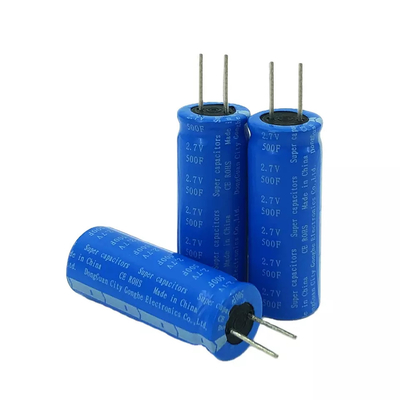 2.7v रेडियल सुपरकैपेसिटर सोलर बैटरी, 500f सोलर सेल सुपरकैपेसिटर