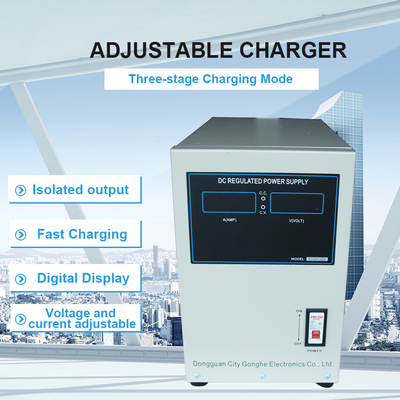 40Ah प्रैक्टिकल कार बैटरी चार्जर्स सस्टेनेबल 220V 380V व्हाइट कलर