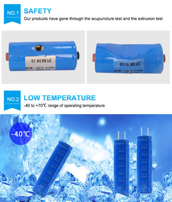 सौर ऊर्जा संग्रह के लिए 18650 2.7v 3000f ग्रैफेन सुपरकेपसिटर बैटरी