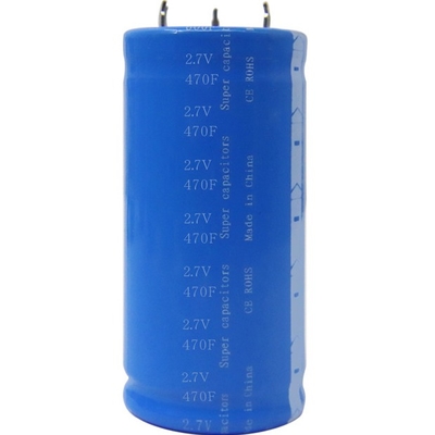 स्मॉल वॉल्यूम अल्ट्रा कैपेसिटर 2.7V 470F हाई पावर 35x62mm फटना आसान नहीं