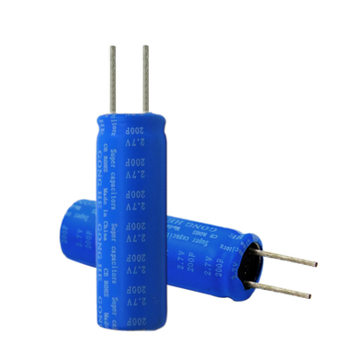 कोई धमाका नहीं सुपर कैपेसिटर बैटरी प्रैक्टिकल 2.7V 200F 10x30mm