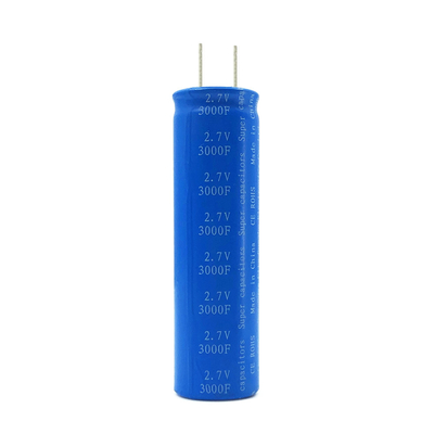EV पोर्टेबल सुपर कैपेसिटर बैटरी 3000F 2.7V 18x65Mm बहुउद्देशीय
