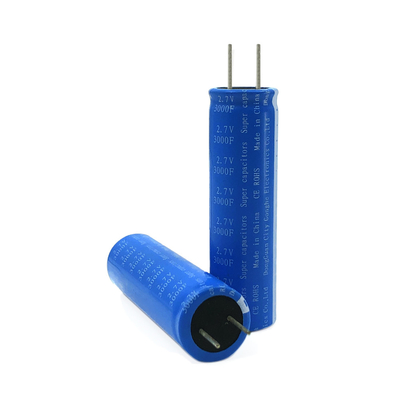 EV पोर्टेबल सुपर कैपेसिटर बैटरी 3000F 2.7V 18x65Mm बहुउद्देशीय