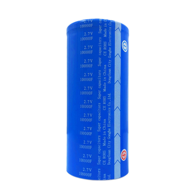 60x138mm सुपर कैपेसिटर बैटरी 2.7V 100000F EV के लिए कोई आग नहीं;