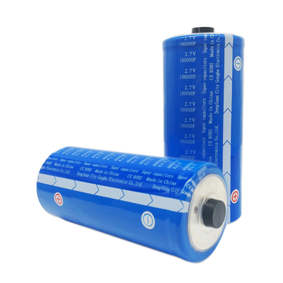 60x138mm सुपर कैपेसिटर बैटरी 2.7V 100000F EV के लिए कोई आग नहीं;