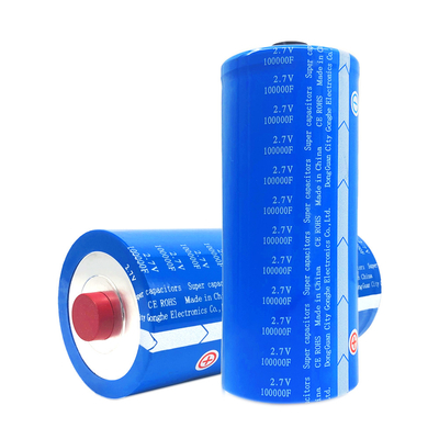 60x138mm सुपर कैपेसिटर बैटरी 2.7V 100000F EV के लिए कोई आग नहीं;