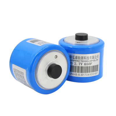 0.65Wh हाई करंट सुपर कैपेसिटर बैटरी 2.7V 650F 60x51Mm