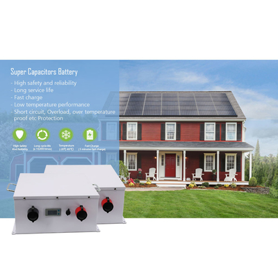 ऊर्जा भंडारण सौर मॉड्यूल 5kwh10kwh 200ah 48v सुपर कैपेसिटर बैटरी पैक