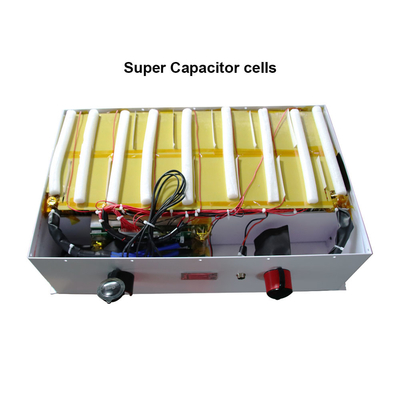 सोलर सिस्टम डीसी कैपेसिटर पावर बैंक 48V 2100WH ड्यूरेबल सिल्वर कलर: